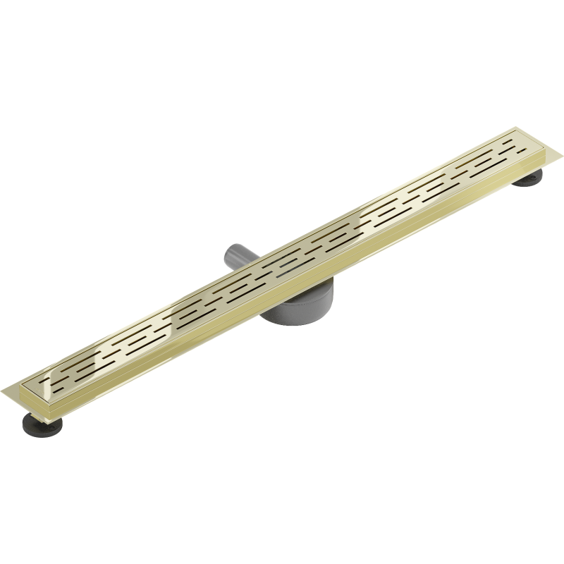 Mexen Flat 360° M01 drain linéaire rotatif 90 cm, doré - 1520090-40
