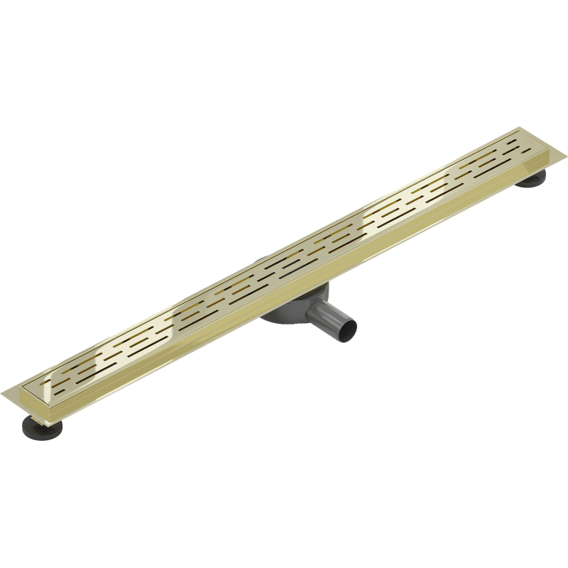 Mexen Flat 360° M01 drain linéaire pivotant 90 cm, doré - 1520090-40