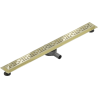 Mexen Flat 360° M01 drain linéaire pivotant 90 cm, doré - 1520090-40