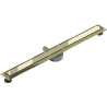Mexen Flat 360° M13 caniveau linéaire pivotant 2-en-1 100 cm, doré - 1510100-40