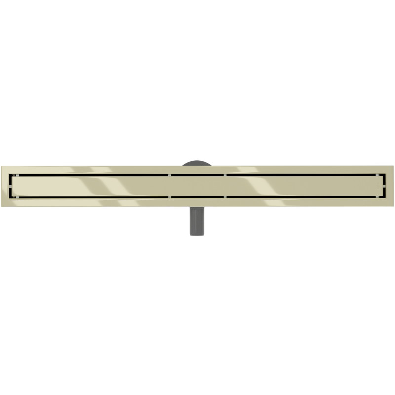 Mexen Flat 360° M13 canalisation linéaire rotative 2 en 1 90 cm, dorée - 1510090-40
