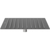 Mexen Slim douche de pluie 25 x 25 cm, graphite - 79125-66