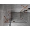 Mexen Mist-H Duo cabine de douche pivotante gauche 110 x 95 cm, transparent, cuivre brossé - 8A5-110L-095P-65-00