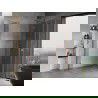 Mexen Mist H Duo cabine de douche pivotante 90 x 100 cm, transparent, cuivre brossé - 8A5-090L-100P-65-00