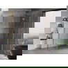 Mexen Mist H Duo cabine de douche pivotante 90 x 100 cm, transparent, cuivre brossé - 8A5-090L-100P-65-00