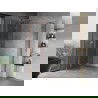 Mexen Mist H Duo cabine de douche battante 120 x 100 cm, transparent, cuivre brossé - 8A5-120L-100P-65-00
