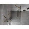 Mexen Mist H Duo cabine de douche battante 85 x 85 cm, transparent, dorée - 8A5-085L-085P-50-00