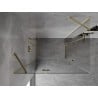 Mexen Mist-H Duo cabine de douche battante gauche 85 x 70 cm, transparent, doré - 8A5-085L-070P-50-00