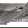 Mexen Mist H Duo cabine de douche pivotante 110 x 70 cm, transparent, dorée - 8A5-110L-070P-50-00