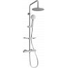 Mexen KT40 ensemble de douche extérieur avec pomme de douche et mitigeur thermostatique, graphite - 771504093-66
