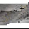 Cabine de douche pliante Mexen Mist H Duo 120 x 70 cm, transparente, dorée brossée - 8A5-120L-070P-55-00