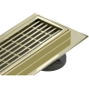 Mexen Flat 360° M33 drain linéaire pivotant 50 cm, doré - 1533050-40