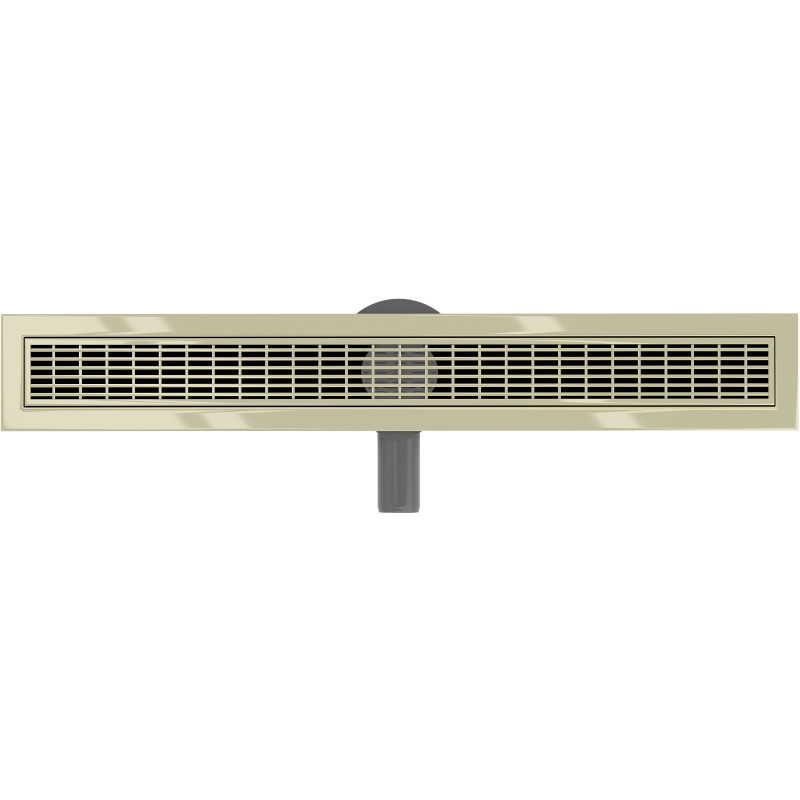 Mexen Flat 360° M33 drain linéaire rotatif 60 cm, doré - 1533060-40