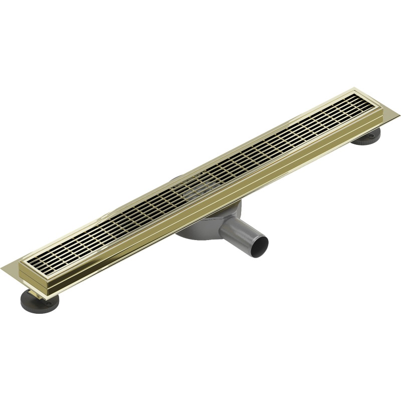 Mexen Flat 360° M33 canalisation linéaire rotative 70 cm, dorée - 1533070-40
