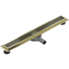 Mexen Flat 360° M33 canalisation linéaire pivotante 70 cm, or - 1533070-40