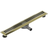 Mexen Flat 360° M33 drain linéaire rotatif 70 cm, doré - 1533070-40