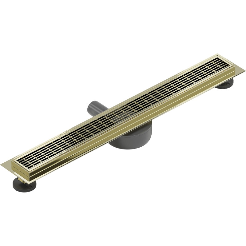 Mexen Flat 360° M33 canalisation linéaire rotative 70 cm, dorée - 1533070-40