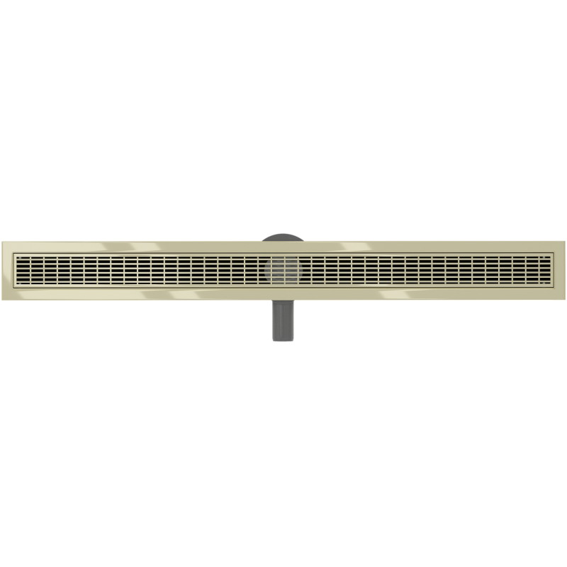 Mexen Flat 360° M33 drain linéaire pivotant 80 cm, doré - 1533080-40
