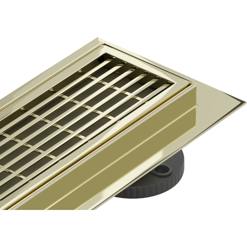 Mexen Flat 360° M33 drain linéaire rotatif 90 cm, doré - 1533090-40