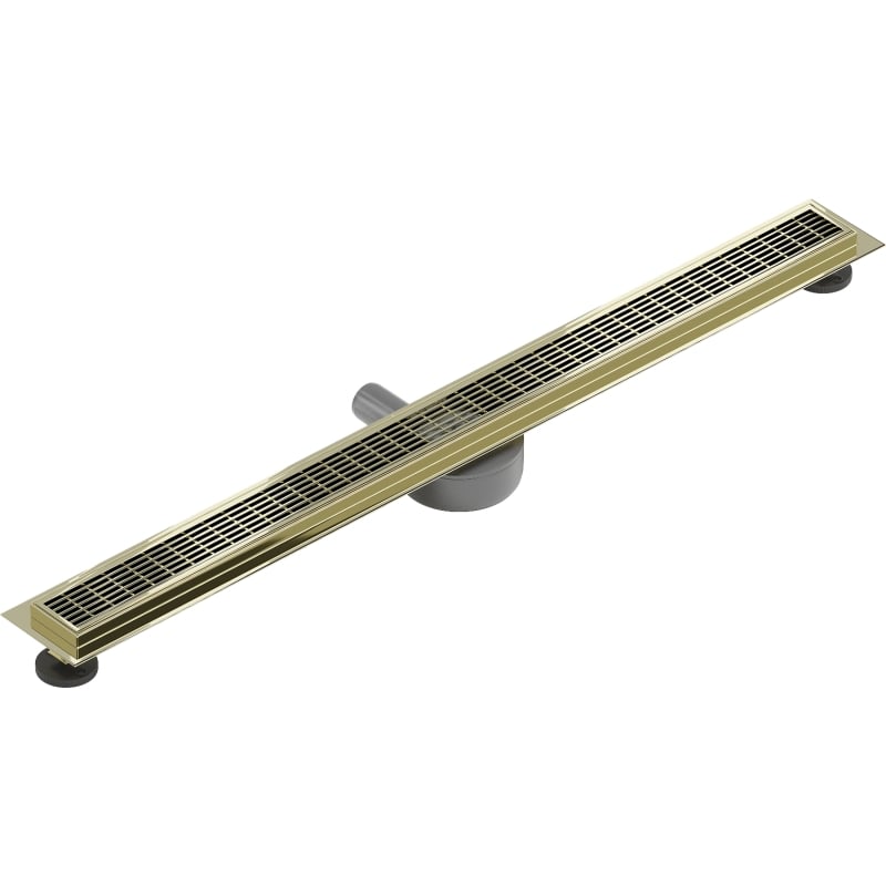 Mexen Flat 360° M33 drain linéaire rotatif 90 cm, doré - 1533090-40