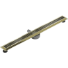 Mexen Flat 360° M33 écoulement linéaire pivotant 90 cm, doré - 1533090-40