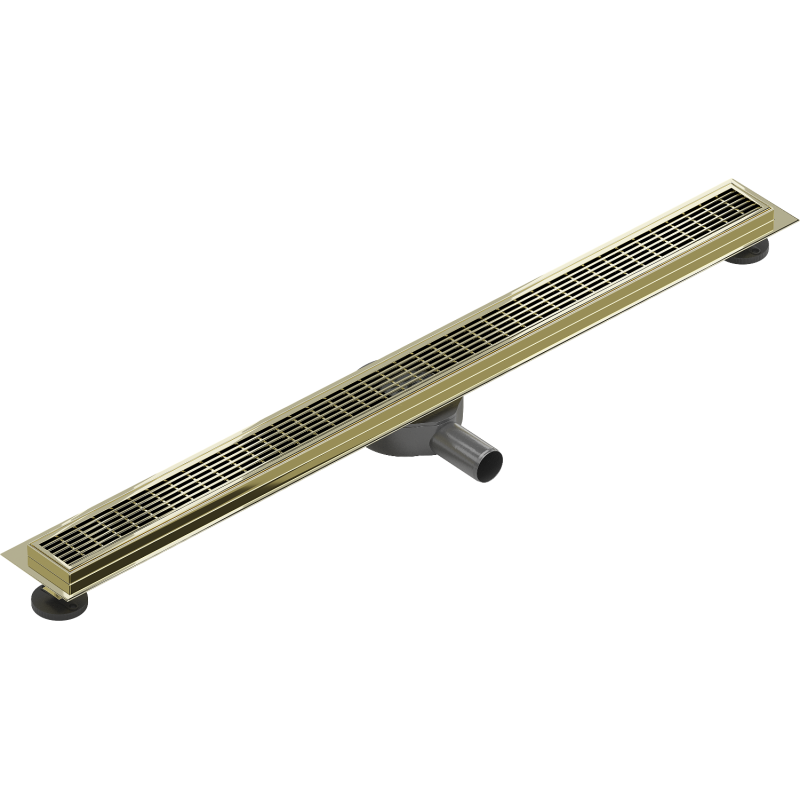 Mexen Flat 360° M33 écoulement linéaire rotatif 100 cm, doré - 1533100-40