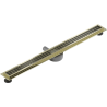 Mexen Flat 360° M33 drain linéaire pivotant 100 cm, doré - 1533100-40