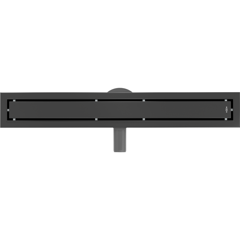 Mexen Flat 360° M13 caniveau linéaire rotatif 2 en 1 70 cm, noir - 1710070-40