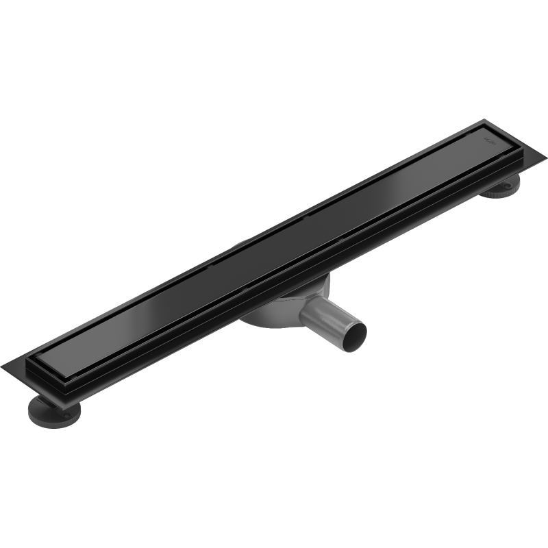 Mexen Flat 360° M13 caniveau linéaire rotatif 2 en 1 70 cm, noir - 1710070-40