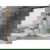 Mexen Mist H L Duo cabine de douche à charnière 80 x 85 cm, transparent, chrome - 8A5L-080L-085P-01-00