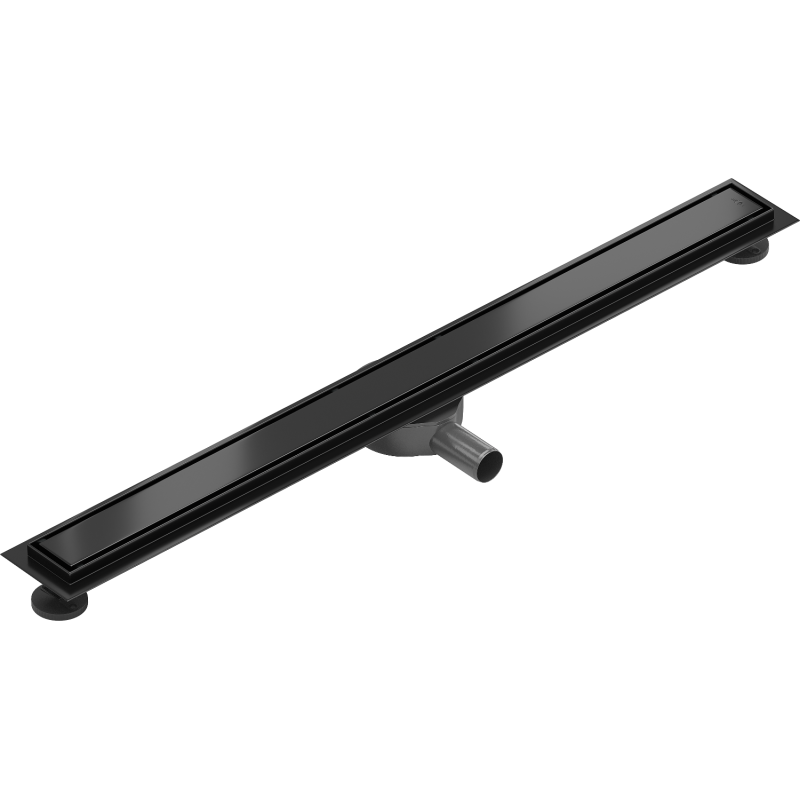 Mexen Flat 360° M13 canalisation linéaire pivotante 2 en 1 80 cm, noir - 1710080-40