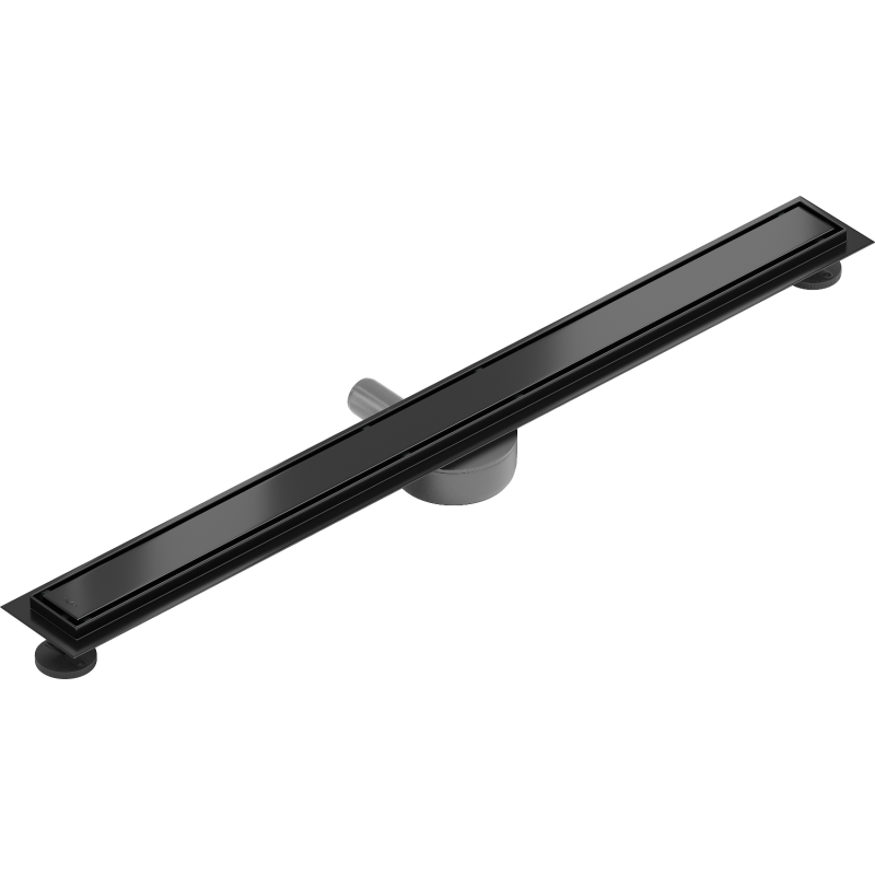 Mexen Flat 360° M13 siphon de sol linéaire rotatif 2-en-1 90 cm, noir - 1710090-40