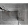 Mexen Mist-H L Duo cabine de douche pivotante droite 80 x 120 cm, transparent, chrome - 8A5L-080L-120P-01-00
