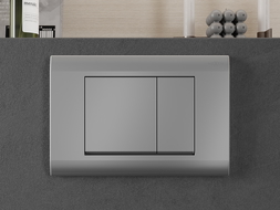 Mexen Fenix 01 bouton de chasse d'eau, chrome mat - 600102