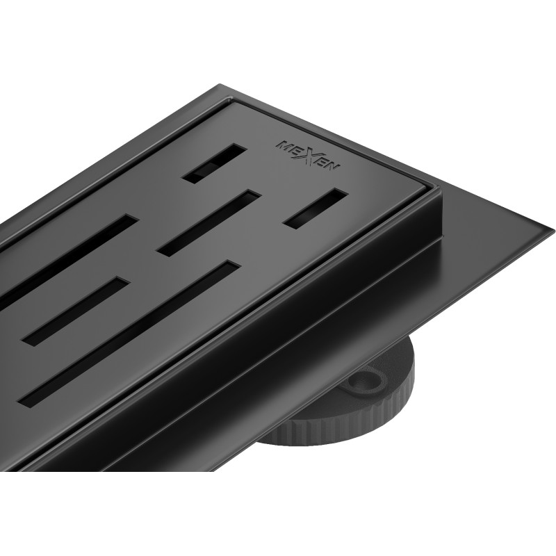 Mexen Flat 360° M01 drain linéaire rotatif 80 cm, noir - 1720080-40