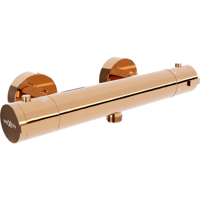 Mexen Kai mitigeur de douche thermostatique, or rose - 77100-60