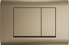 Mexen Fenix 01 bouton de chasse d'eau, or champagne - 600104