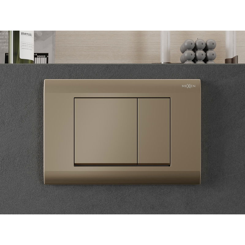 Mexen Fenix 01 bouton de chasse, or champagne - 600104