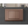 Mexen Fenix 01 bouton de chasse d'eau, or rose - 600105