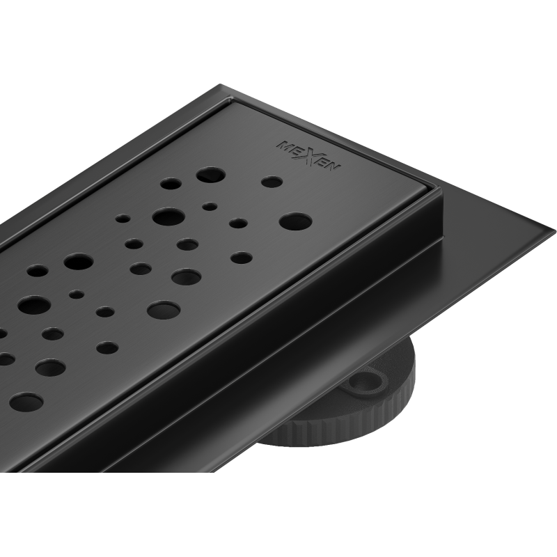 Mexen Flat 360° M12 drain lineaire pivotant 50 cm, noir - 1721050-40