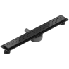 Mexen Flat 360° M12 drain linéaire pivotant 70 cm, noir - 1721070-40
