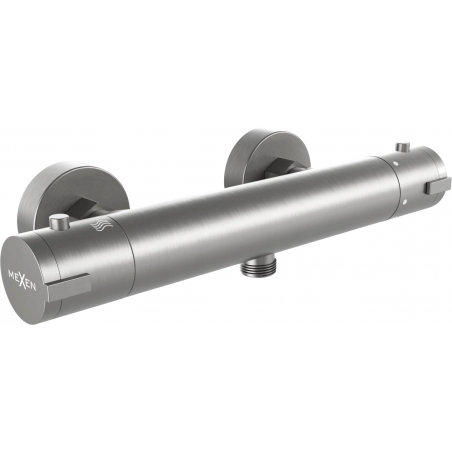 Mexen Kai mitigeur thermostatique de douche, gris canon brossé - 77100-66