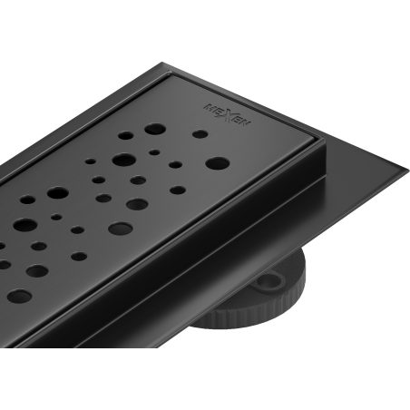 Mexen Flat 360° M12 drain linéaire pivotant 90 cm, noir - 1721090-40