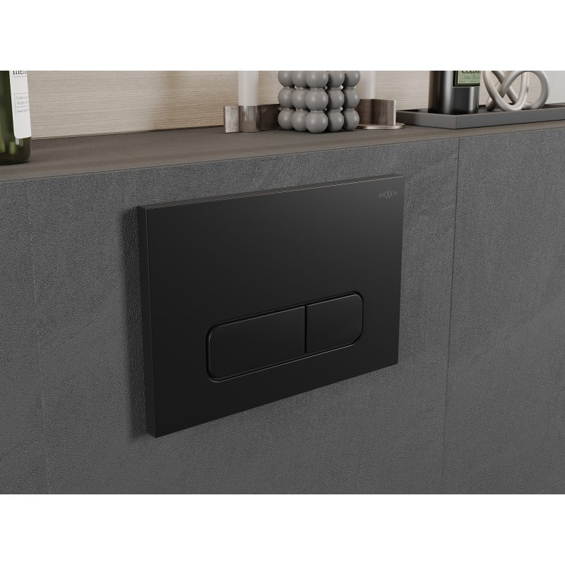 Mexen Fenix 02 bouton de chasse, noir mat - 600203