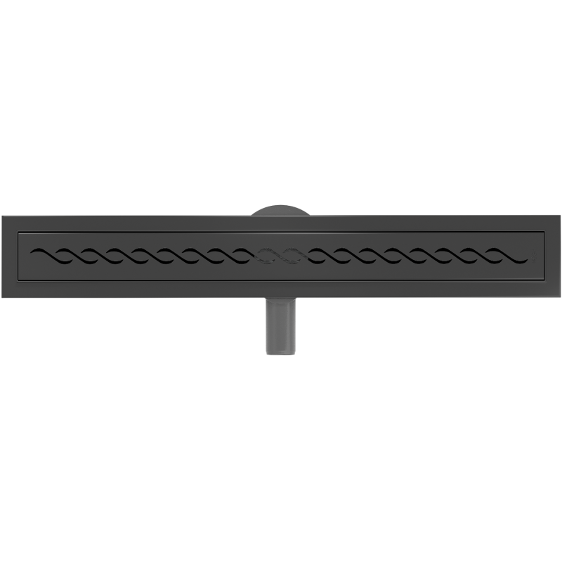 Mexen Flat 360° M18 caniveau linéaire rotatif 60 cm, noir - 1723060-40