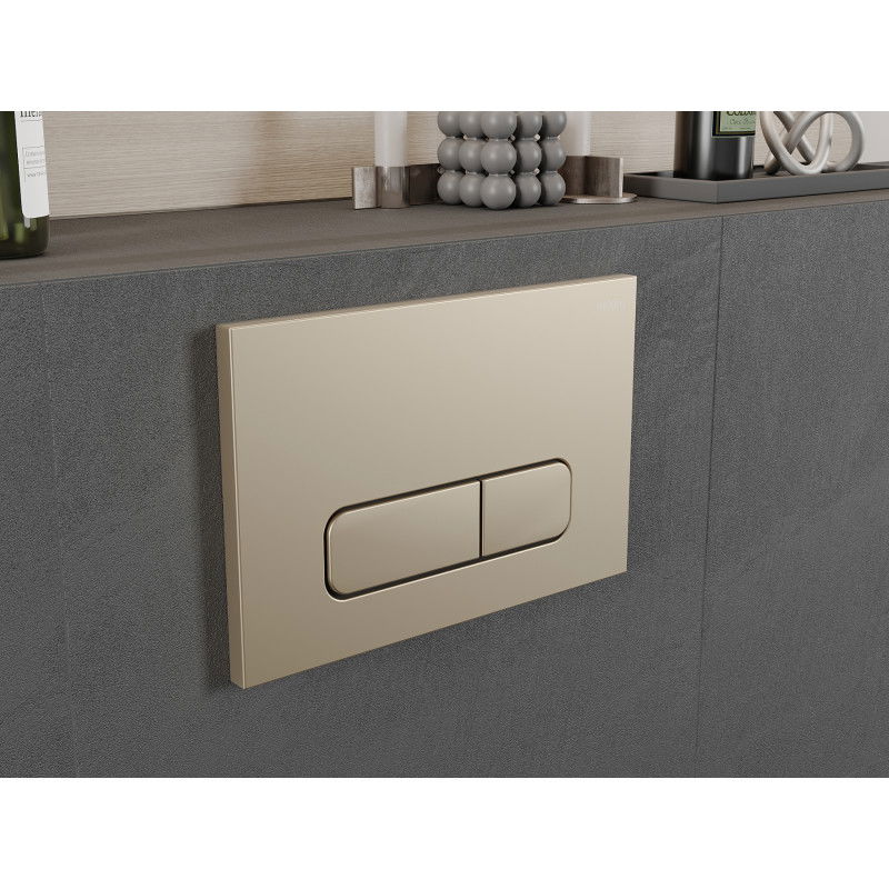 Mexen Fenix 02 bouton de chasse d'eau, or champagne - 600204