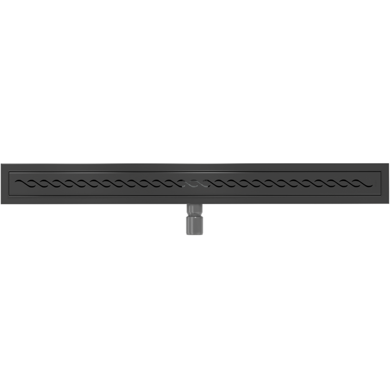 Mexen Flat 360° M18 caniveau linéaire pivotant 90 cm, noir - 1723090-40