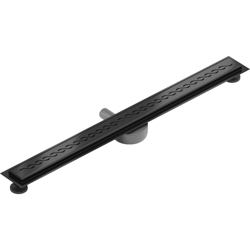 Mexen Flat 360° M18 caniveau linière rotatif 90 cm, noir - 1723090-40