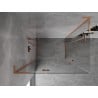 Mexen Mist-H L Duo cabine de douche pivotante 120 x 110 cm, transparent, cuivre brossé - 8A5L-120L-110P-65-00