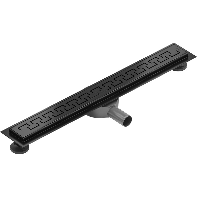 Mexen Flat 360° M15 caniveau linéaire pivotant 60 cm, noir - 1724060-40